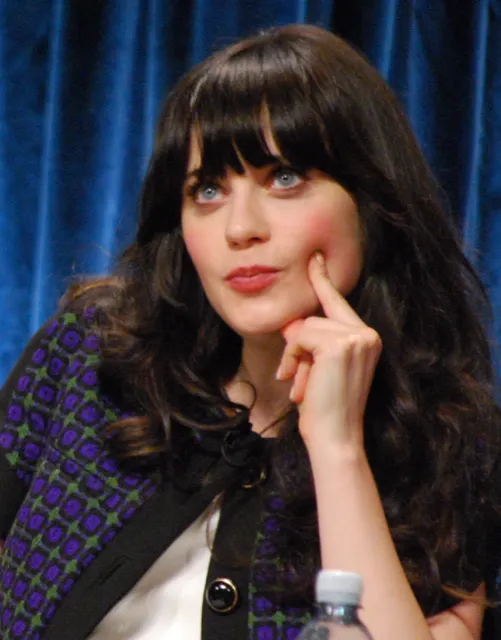 Zooey Deschanel, an example of True Winter coloring